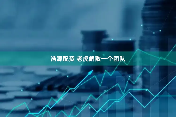 浩源配资 老虎解散一个团队
