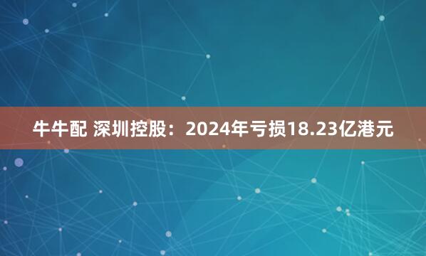 牛牛配 深圳控股：2024年亏损18.23亿港元